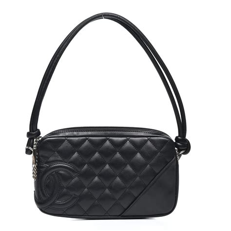 chanel black cambon pochette|Chanel handbags outlet.